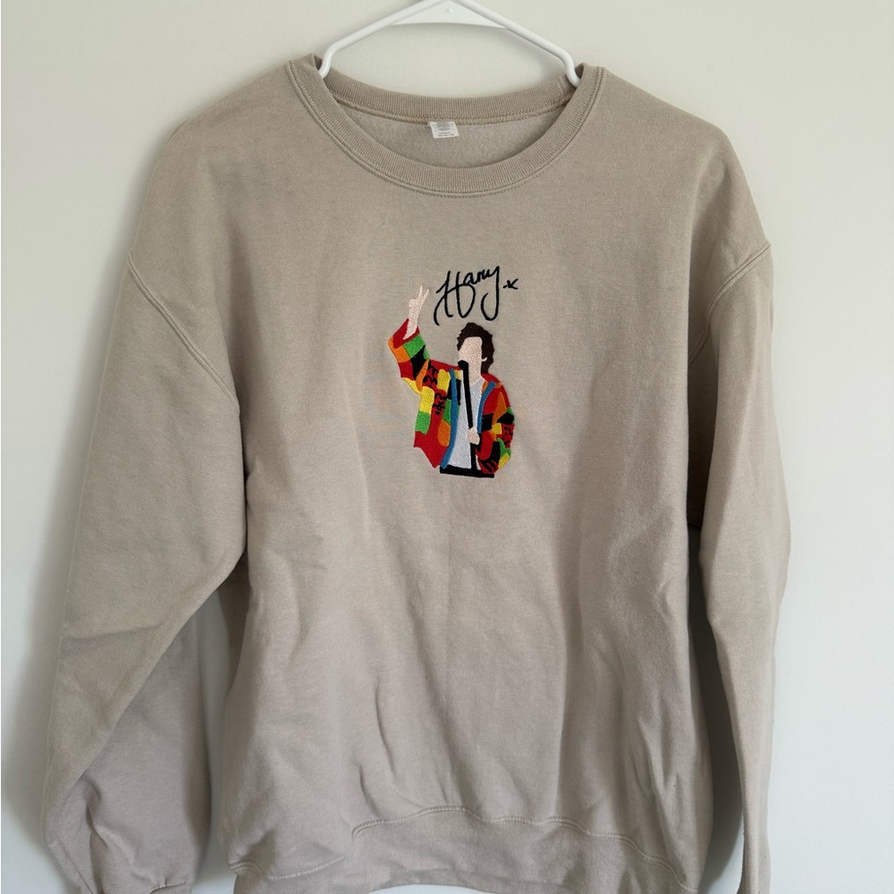 Beige Harry Styles Crewneck